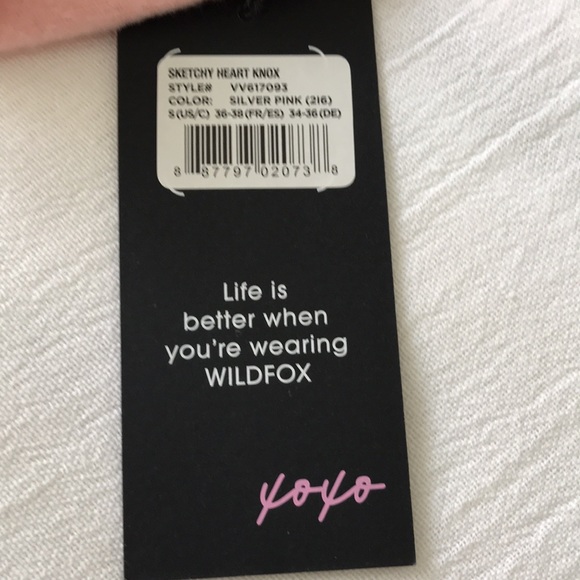 Wildfox Sketchy Heart Silver Pink Lounge Set ❤️ - Picture 13 of 13